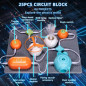 Spark curiosity! 64 easy experiments, fan & LED, no soldering – The perfect gift for little inventors and budding engineers