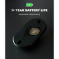 Tracker vélo discret : Apple Find My intégré, batterie CR2032, IP67, montage porte-bidon, surveillance sans stress