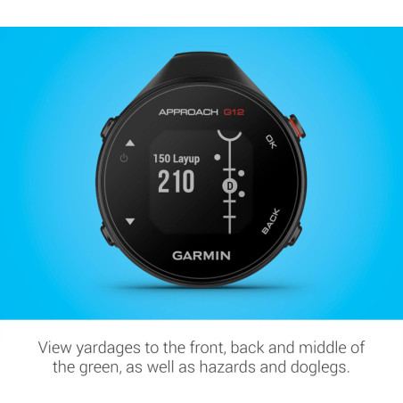 Garmin Approach G12 Golf GPS Rangefinder with 42k+ Preloaded Courses