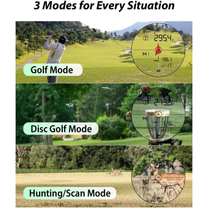 Ultimate precision: ZeroIn Rangefinder, 3 modes, flag lock vibration, slope, 2500 yards, fast USB-C charging Ultimate precision: ZeroIn Rangefinder, 3 modes, flag lock vibration, slope, 2500 yards, fast USB-C charging