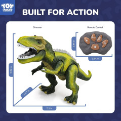 T-Rex interactif : il marche, rugit, s’allume et stimule l’imagination — aventure jurassique sûre dès 3 ans
