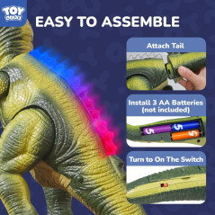 Dinosaure Télécommandé STEAM - Robot Dansant & Son Réaliste