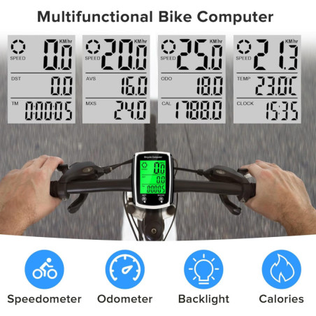 Hilceriy : compteur vélo précis et étanche, votre compagnon idéal pour chaque sortie, jour et nuit
