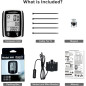 Hilceriy multifunction bike computer: practical design, night light & reliable performance in all weather Hilceriy multifunction bike computer: practical design, night light & reliable performance in all weather