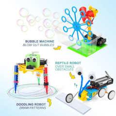 Kit Robotique STEM 6 pièces - Jouets Scientifiques 8-13 ans