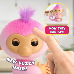 2023 Interactive Baby Monkey Toy – 70+ Sounds & Reactions | Harmony Pink