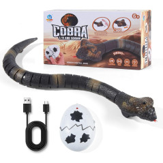 Realistic Remote Control Snake Toy – Prank Cobra with Infrared Sensor