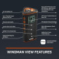 Bushnell Wingman View Pack: precise voice GPS, music, remote control & premium towel for golfers Bushnell Wingman View Pack: precise voice GPS, music, remote control & premium towel for golfers