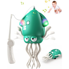 Poulpe Danseur Intelligent Avec Lumières LED & Musique, Jouet Bébé USB