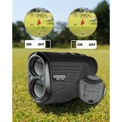 Gogogo Sport Vpro ZeroIn Golf Range Finder 2500 Yards with Slope