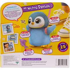 Little Live Pets Walking Penguin My Pet Waddles Interactive Plush with 25+ Sounds & Detachable Leash for Kids 5+