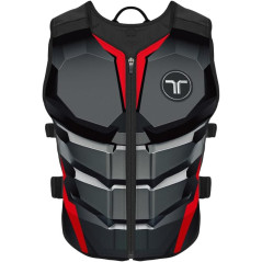 TactSuit Air Onyx: Lightweight Wireless Haptic VR Vest with 16 Motors