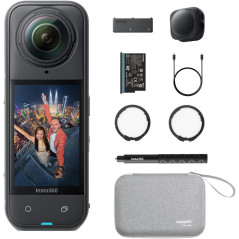 Insta360 X5 Essentials : Caméra 8K 360° Étanche & Stabilisée