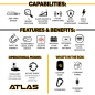Your ultimate golf ally: Atlas with 7x zoom, 900-yard range, and slope adjustment Your ultimate golf ally: Atlas with 7x zoom, 900-yard range, and slope adjustment
