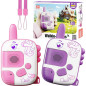 The perfect buddy for toddlers, safe, light & colorful unicorn walkies for endless fun! The perfect buddy for toddlers, safe, light & colorful unicorn walkies for endless fun!