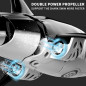 Ultra-realistic RC shark: smooth swimming, magic LEDs & water spray for epic pool adventures! Ultra-realistic RC shark: smooth swimming, magic LEDs & water spray for epic pool adventures!