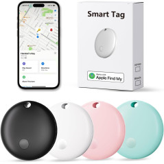 Tracker Tags 4 Pack pour Apple Find My – Localisateur Intelligent