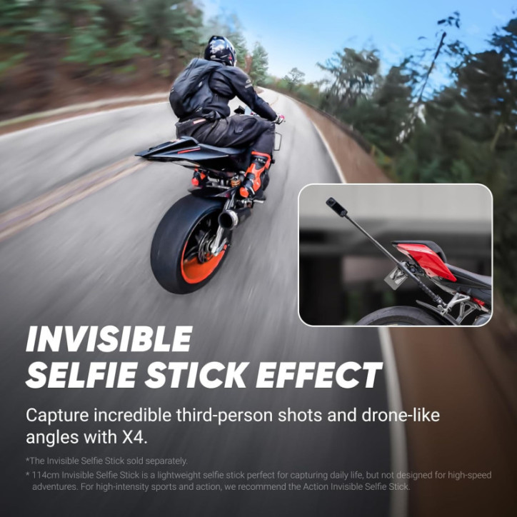 360° d’aventure en 8K, selfie stick invisible et stabilisation de folie — l’Insta360 X4 sait tout faire ! 360° d’aventure en 8K, selfie stick invisible et stabilisation de folie — l’Insta360 X4 sait tout faire !