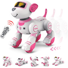 Jouet Robot Chien Interactive pour Filles 3-7 Ans Cadeau