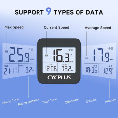 CYCPLUS GPS Bike Computer: ride smarter, longer: wireless bike GPS, waterproof and ultra-durable