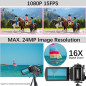 Capture life in detail: compact 1080P 24MP versatile video camera Capture life in detail: compact 1080P 24MP versatile video camera