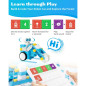 WhalesBot C3 Pro Robot Éducatif 12-en-1, Télécommande & Programmation STEM pour Enfants 4-7 ans