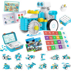 WhalesBot C3 Pro : Robot éducatif programmable 12-en-1 pour enfants