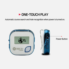 GolfBuddy Voice 2S+ GPS Golf Parlé, 40 000 Parcours, Bleu