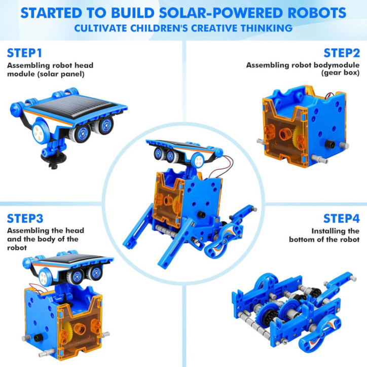 13-in-1 solar robot kit: build, learn, and have fun with the power of the sun 13-in-1 solar robot kit: build, learn, and have fun with the power of the sun