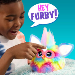 Furby Tie Dye Interactive Plush & 15 Fashion Accessories for Kids 6+