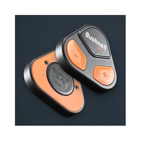 Wearable4U Bushnell Wingman View Golf GPS + Ultimate Black Earbuds & Wall/Car Charger Bundle