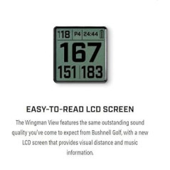 Bushnell Wingman Golf GPS + Bluetooth Speaker & Earbuds Bundle | Wearable4U
