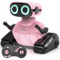 GILOBABY Pink RC Robot Toy for Kids 3+, LED Eyes, Flexible Parts, Dance & Music - Birthday Gift GILOBABY Pink RC Robot Toy for Kids 3+, LED Eyes, Flexible Parts, Dance & Music - Birthday Gift