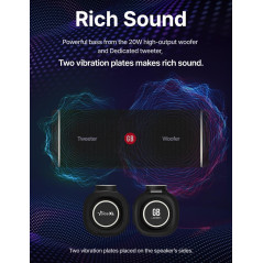 GOLFBUDDY Voice XL Golf GPS Speaker – Magnetic, Waterproof & 10H Battery