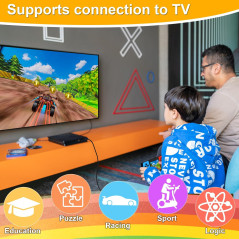 Handheld Retro Gaming Console for Kids, 100+ Built-in Games, 3.2 IPS Screen, Portable & Rechargeable Gift