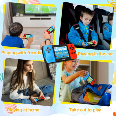Console portable enfant 100+ jeux rétro, écran 3.2, rechargeable