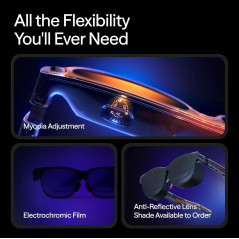 VITURE Luma Pro XR Glasses: 152” 1200p Display, 52° FOV & Dimming