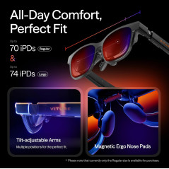 VITURE Luma Pro XR Glasses: 152” 1200p Display, 52° FOV & Dimming