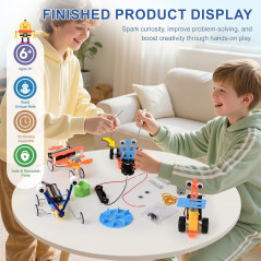 STEM Kits for Kids Ages 6-12 | DIY Science & Robot Building Toys