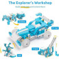 WhalesBot D1 Kit Robot STEM 21-en-1 pour Enfants 4+, 280+ pièces, Programmable via APP, Cadeau Idéal WhalesBot D1 Kit Robot STEM 21-en-1 pour Enfants 4+, 280+ pièces, Programmable via APP, Cadeau Idéal