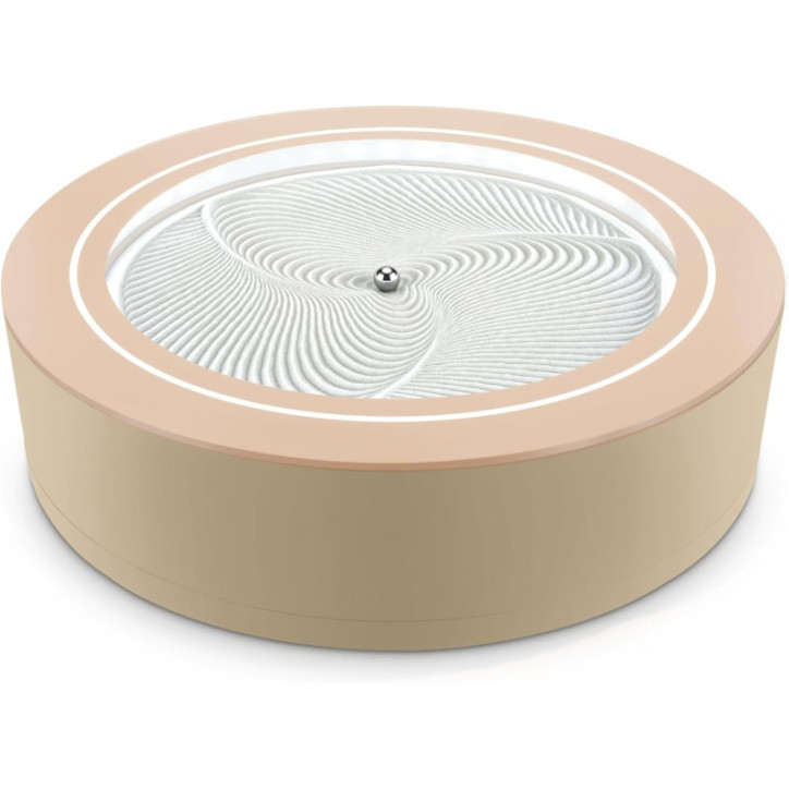 Homedics Drift Sandscape 11” Compact Jardin Zen, LED Intelligent, Wi-Fi, Accessoires Méditation, Nude Homedics Drift Sandscape 11” Compact Jardin Zen, LED Intelligent, Wi-Fi, Accessoires Méditation, Nude