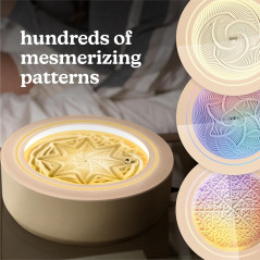 Homedics 11” Drift Sandscape Zen Garden with LED & Wi-Fi - Nude