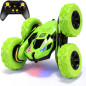 Voiture Télécommandée Threeking Stunt Double-Face 360° Flips Vert
