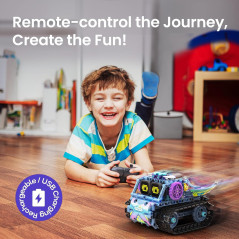 Kit Robot Sillbird 5-en-1 avec Télécommande - Cadeau STEM 8-12 ans