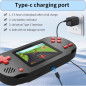 Console de jeux portable enfant, 300 jeux intégrés dont 137 classiques 16-bit, écran 3 pouces