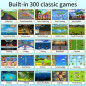Handheld Game Console for Kids with 300 Built-in Games, 137 Classic 16-bit Titles & 3.0-inch Screen Handheld Game Console for Kids with 300 Built-in Games, 137 Classic 16-bit Titles & 3.0-inch Screen