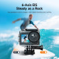Caméra d'Action SVBONY SVGo 2 4K30FPS 50MP Écran Tactile Double IPS Étanche avec Selfie Stick Flottant