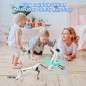 Mostop Chien Robot Intelligent, Jouet Interactif AI pour Enfants 5-7 ans, Contrôle Voix/App/Télécommande, 30+ Actions, Cadeau ST