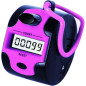 Compteur manuel digital 5 chiffres portable - Clicker mécanique pour points, personnes, golf, tours Compteur manuel digital 5 chiffres portable - Clicker mécanique pour points, personnes, golf, tours