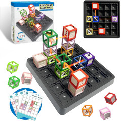 Jeu de Logique Laser Maze STEM - 60+ défis, 8-13 ans